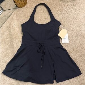 Chic Black Halter Romper
